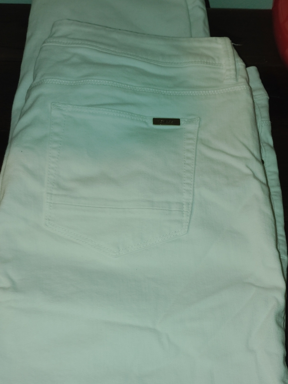 White Denim Jeans with Back Pocket Detail Chicos